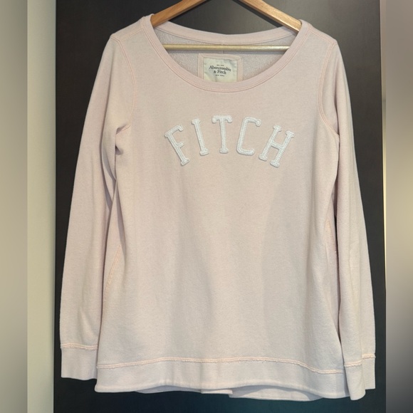 Abercrombie & Fitch Sweaters - VINTAGE A&F Blush Pink Crewneck